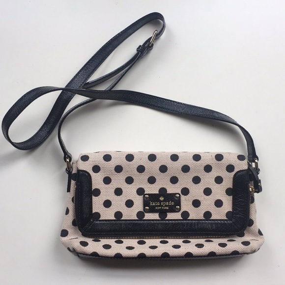 kate spade Handbags - Kate Spade polka dot side purse